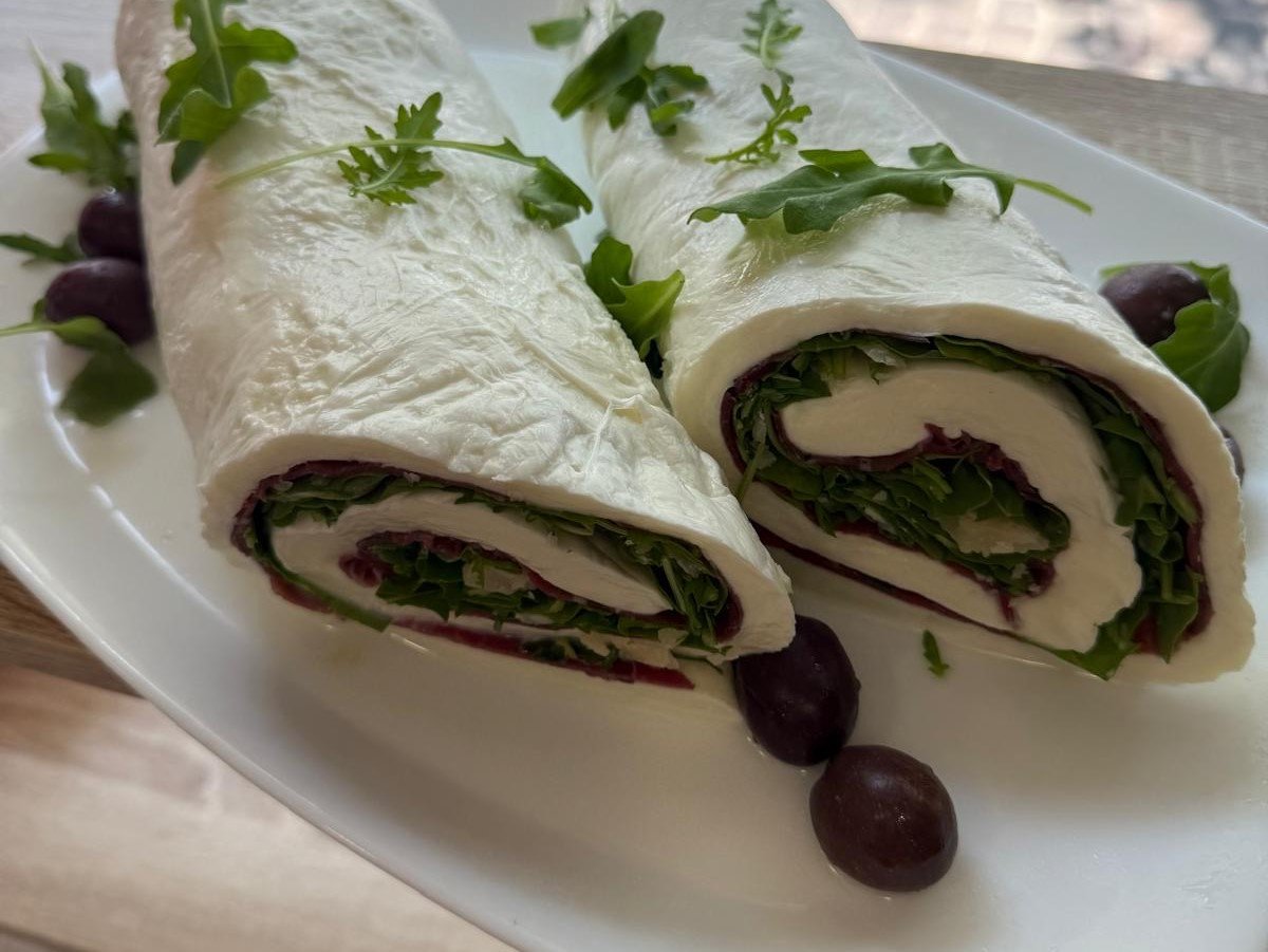 Sfoglia di mozzarella da farcire